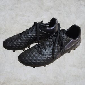 Nike Tiempo Legend 8 Pro FG Cleats Black Soccer Shoes, Size 8.5 Men - Woman Sz10